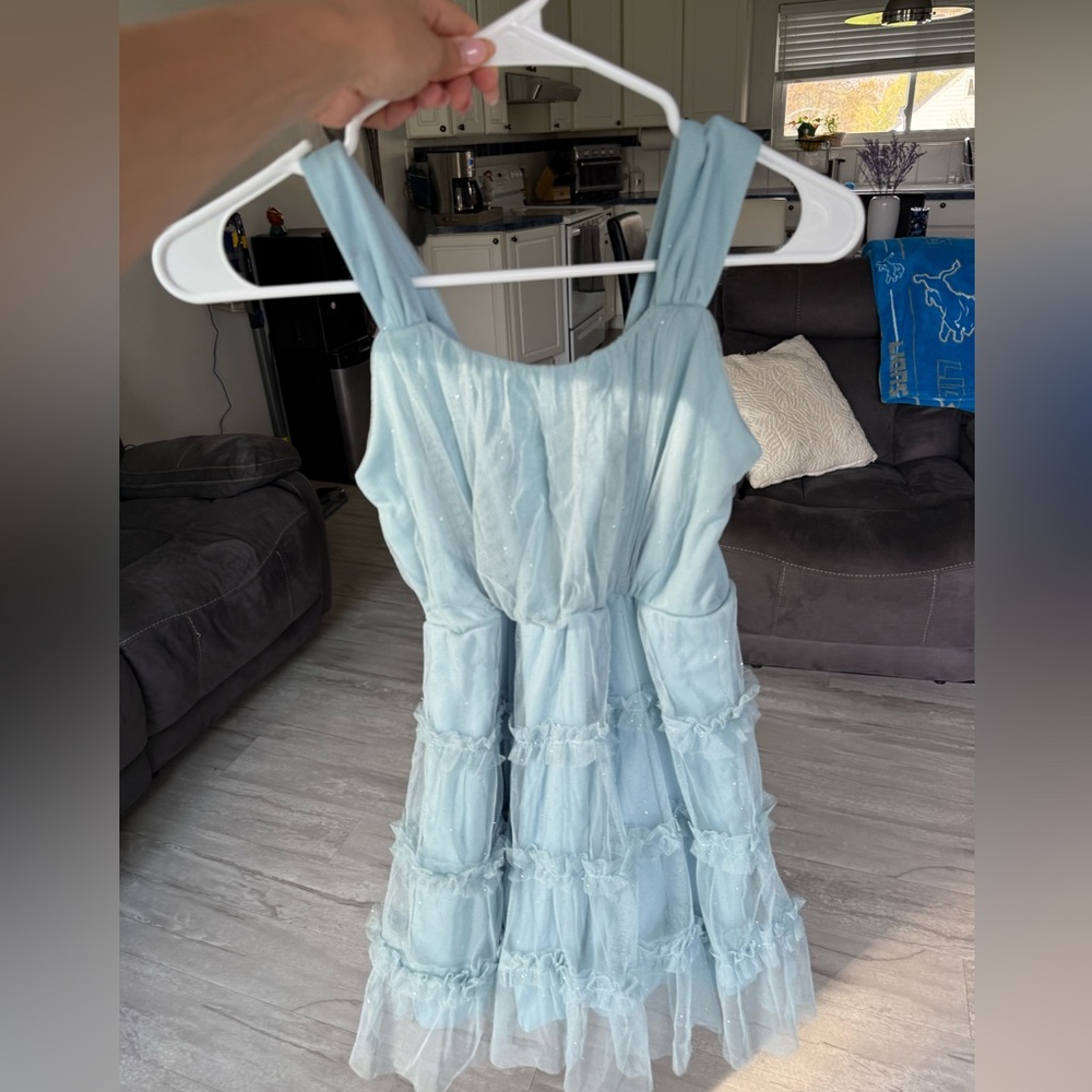 Blue girls dress